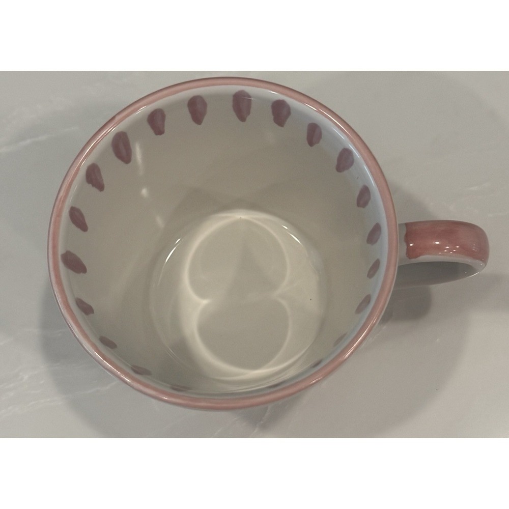 MacKenzie Childs Butterfly Hill Mug Floral Butterfly 8oz New in Box - Picture 7 of 9
